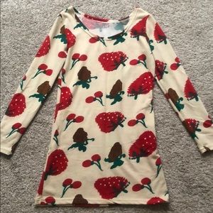 Strawberry Sweater Dress